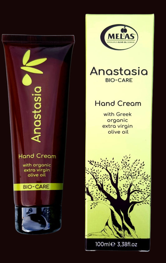 BIO Cremă de mâini cu ulei de măsline extravirgin organic - 100 ml