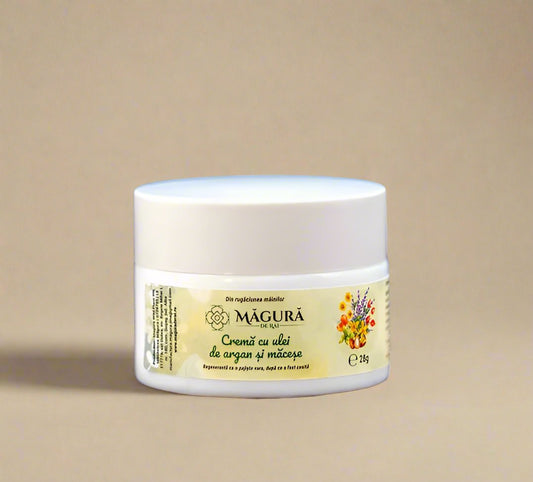 Cremă REGENERANTĂ cu ulei de ARGAN și MĂCEȘE